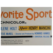 Man's Favorite Sport - Original 1964 Window Card